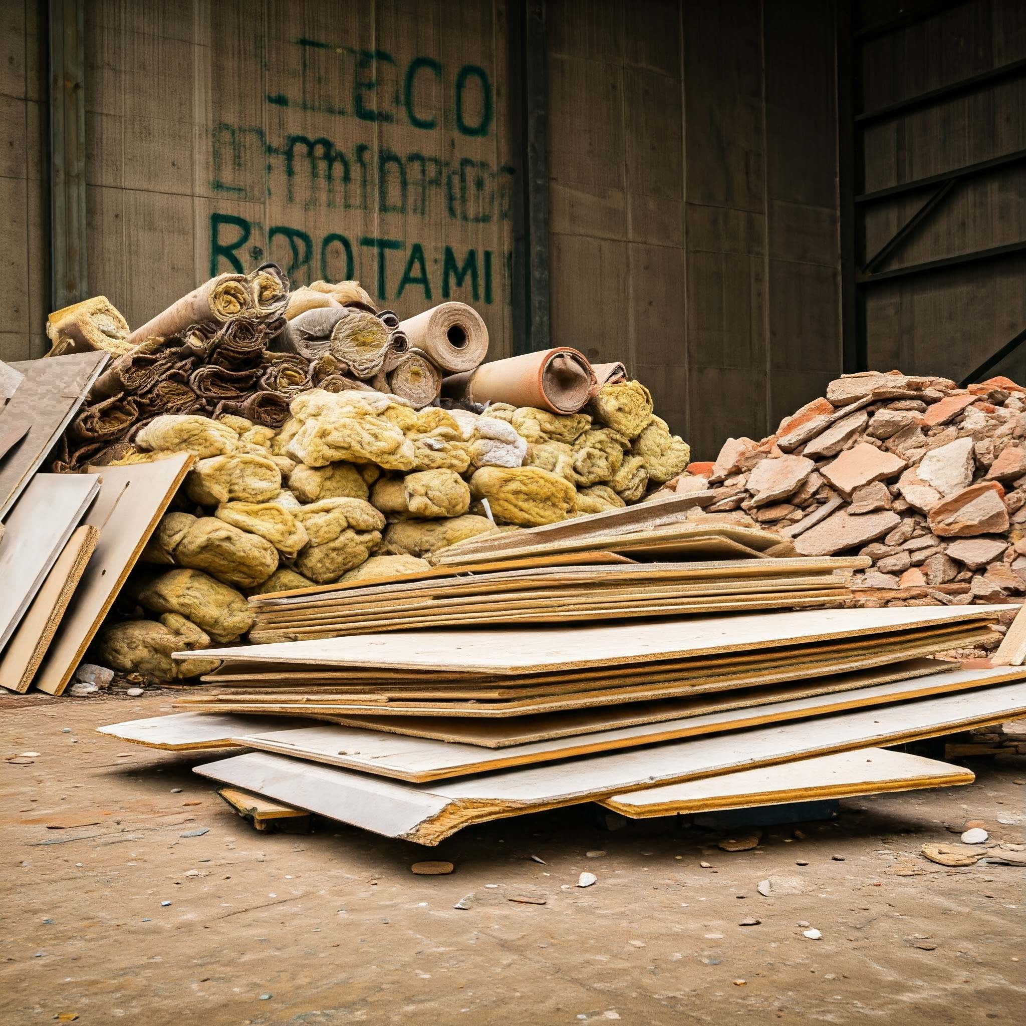 Un mucchio di rifiuti pericolosi da smaltire.