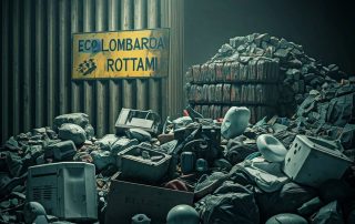 Lo smaltimento dei rifiuti pericolosi a Pavia.
