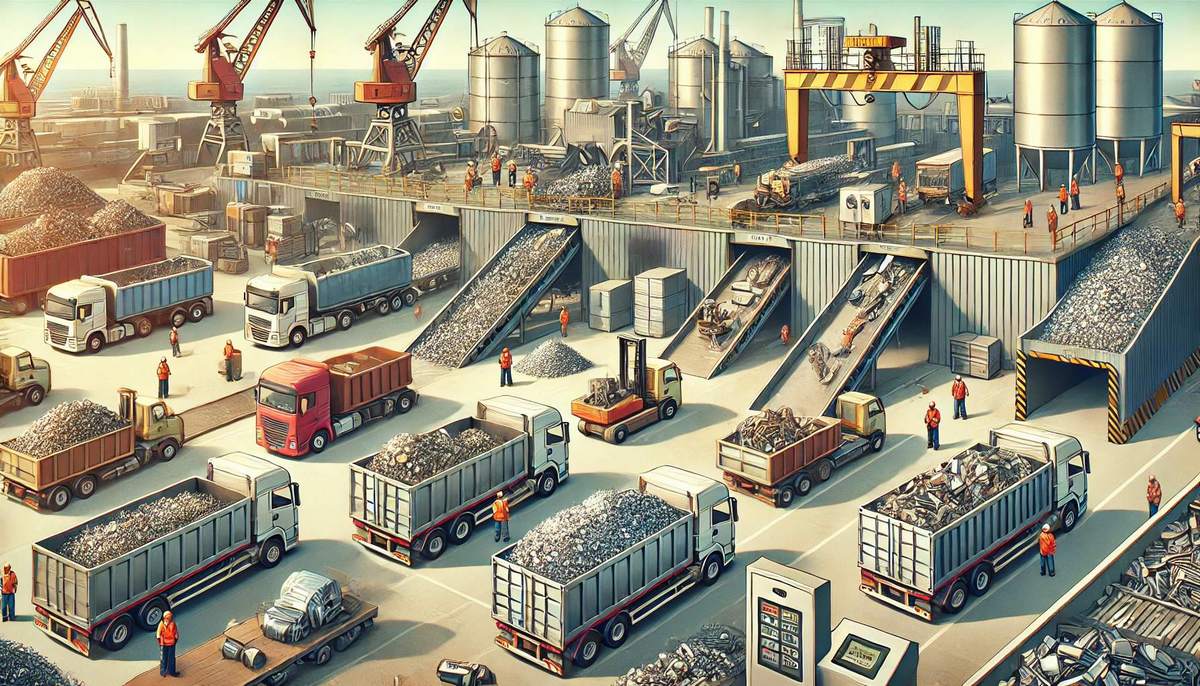 Intermediazione dei rottami metallici.