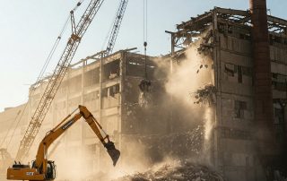 Tecniche di demolizione di capannoni industriali a Pavia e provincia.