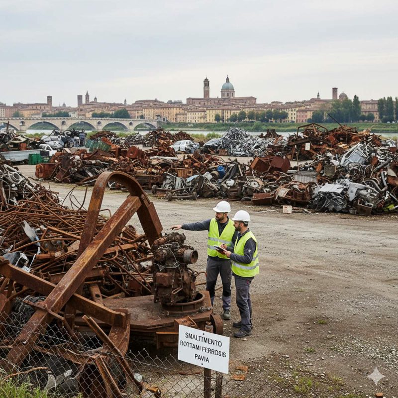 Smaltimento rottami ferrosi a Pavia: la guida completa